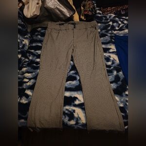 torrid Black & White Houndstooth Wide-Leg Pants